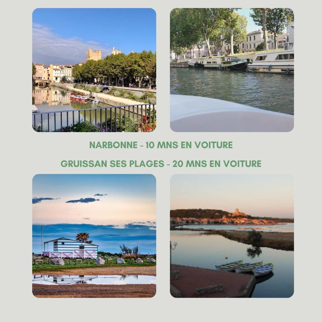 Notre Maison Aux Volets Bleus Ouveillan Dış mekan fotoğraf